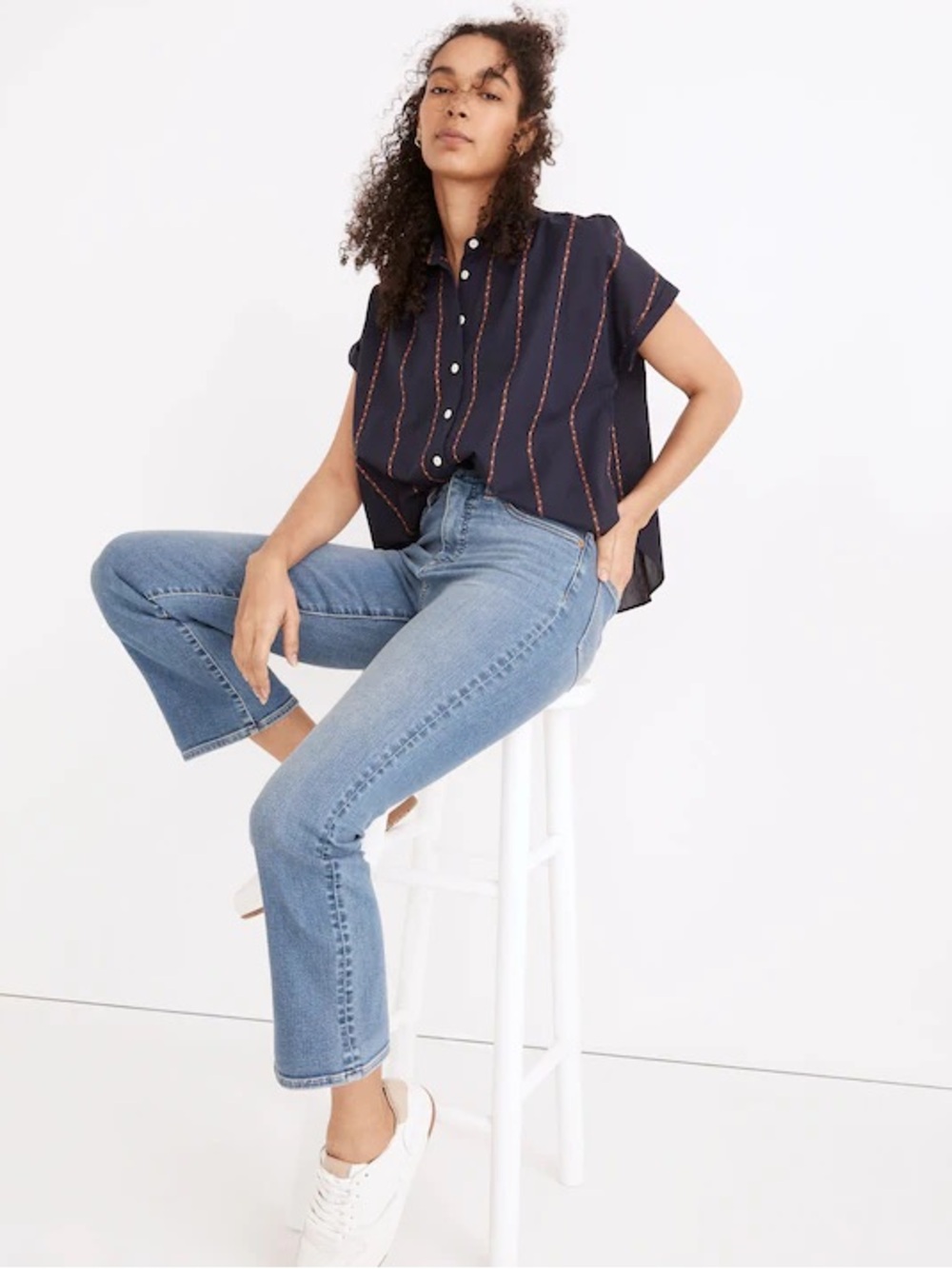 Madewell Cali Demi-Boot Jeans in Dorrance Wash: TENCEL™ Denim Edition size 26
